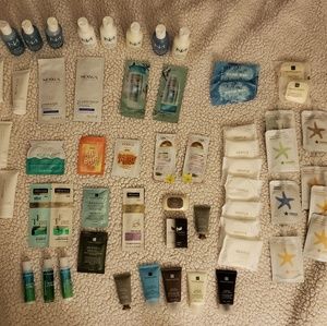 Make up bag with 59 different samples